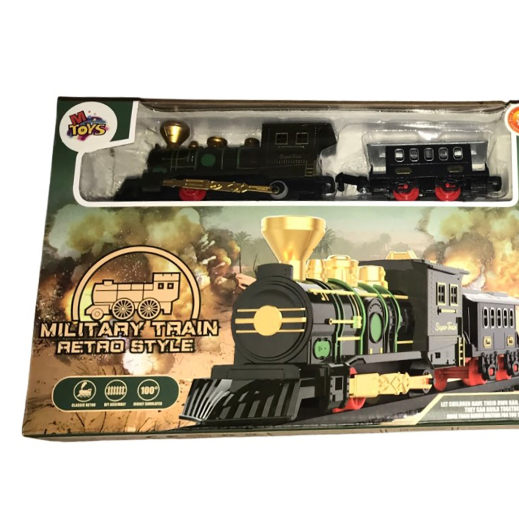 M Toys Oyuncak Tren Seti - Görsel 1
