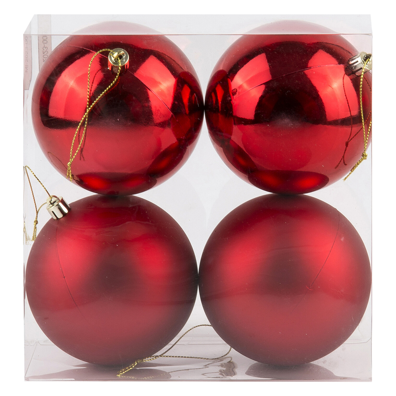 Snow Angels 4'lü Yılbaşı Ağacı Topu Mı-2023-005 - Görsel 1