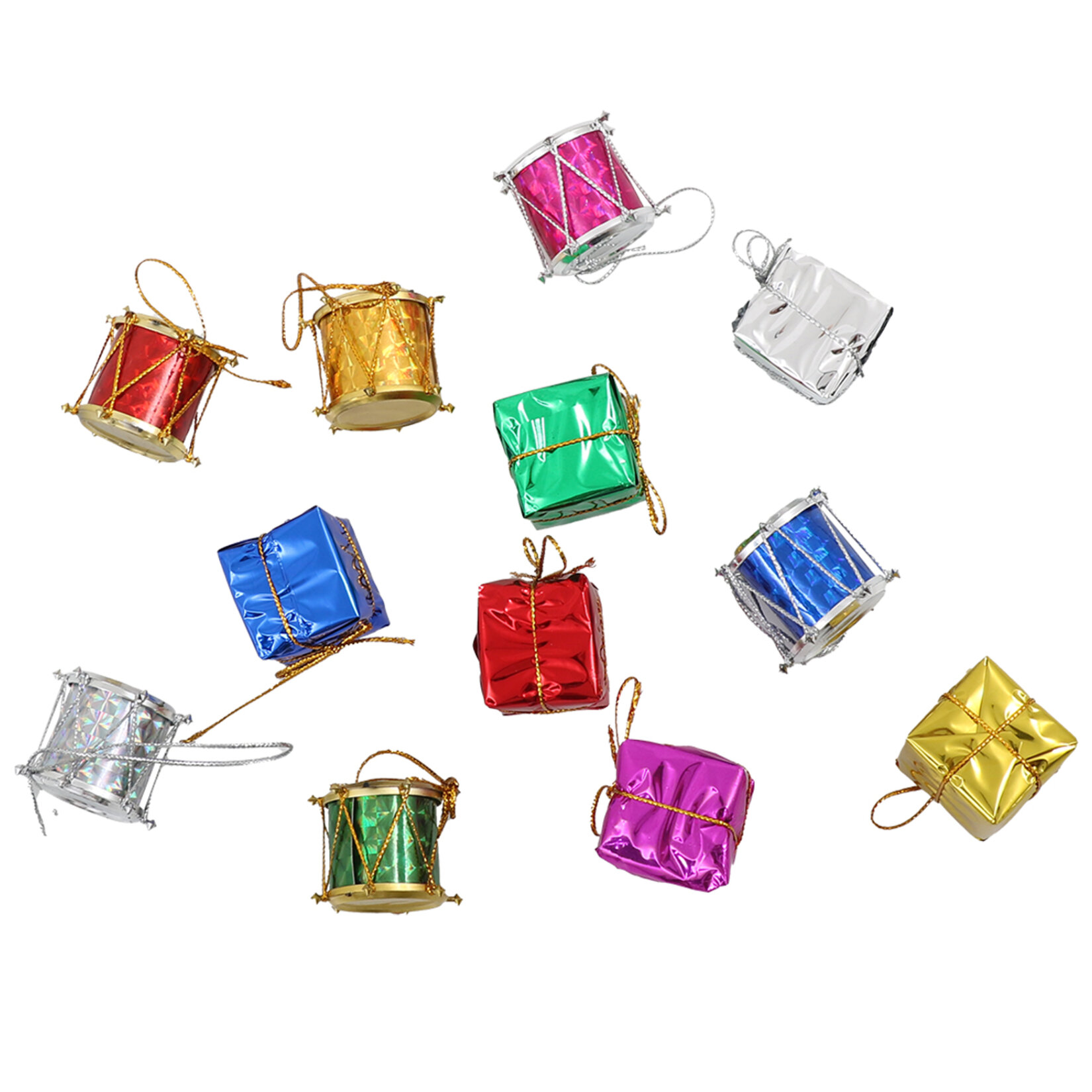 Waldern 12'li Süs Paketi 6 Davul + 6 Hediye Paketi