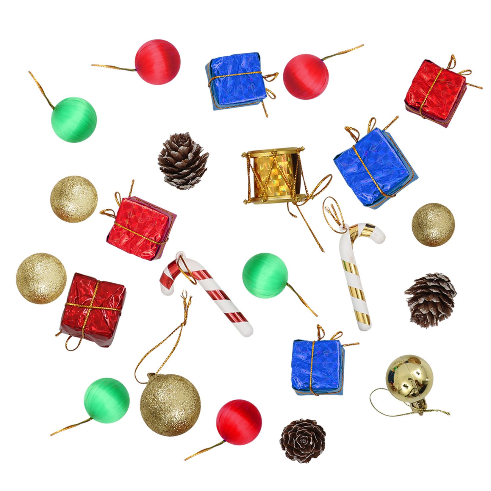 Waldern Yılbaşı Karışık Süs 24'lü 3Cm