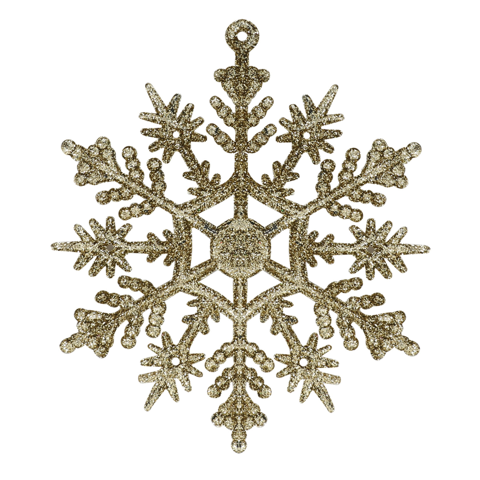 Waldern Yılbaşı Simli Kar Tanesi 10 Cm 6'lı - Görsel 1