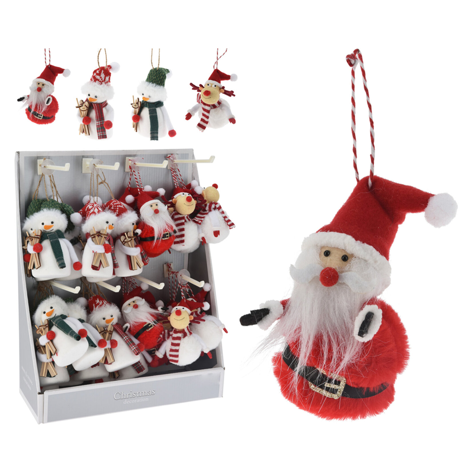 Koopman Noel Figürlü Askılı Yılbaşı Ağacı Süsü - Görsel 2