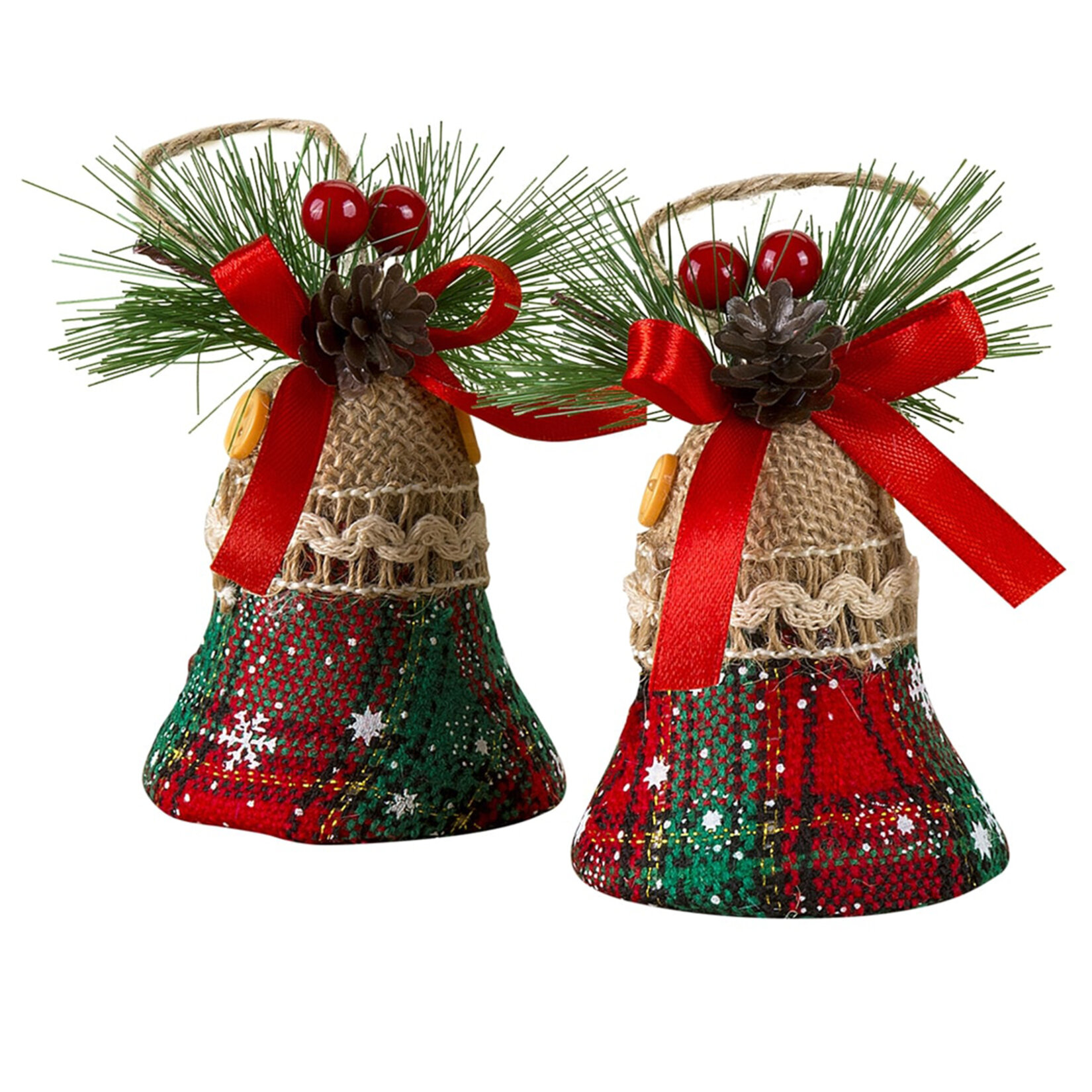 Snow Angels Ekose Desenli 4'Lü Çan