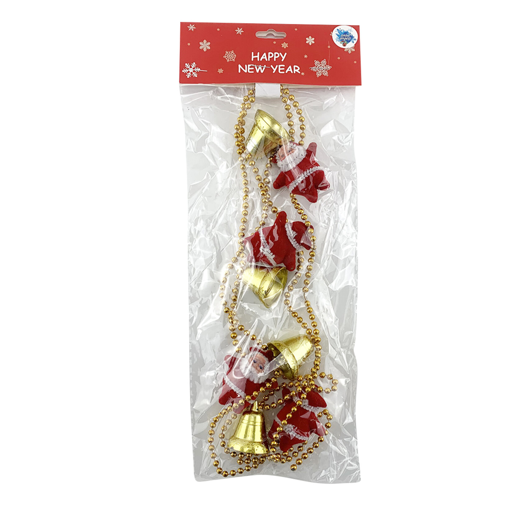 Snow Angels Yılbaşı Zincir Çan Ve Noel Baba (1112)