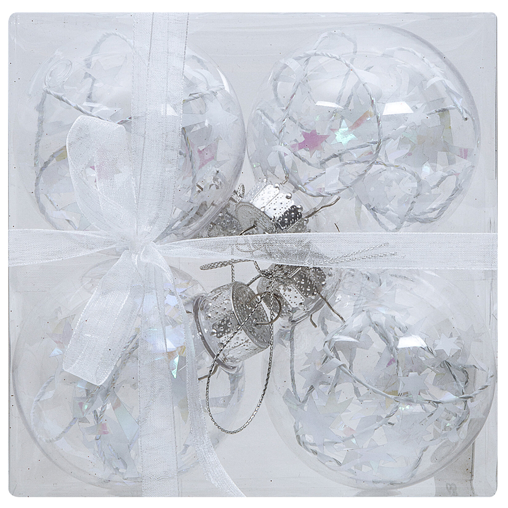Snow Angels 7 Cm 4'lü Yılbaşı Topu