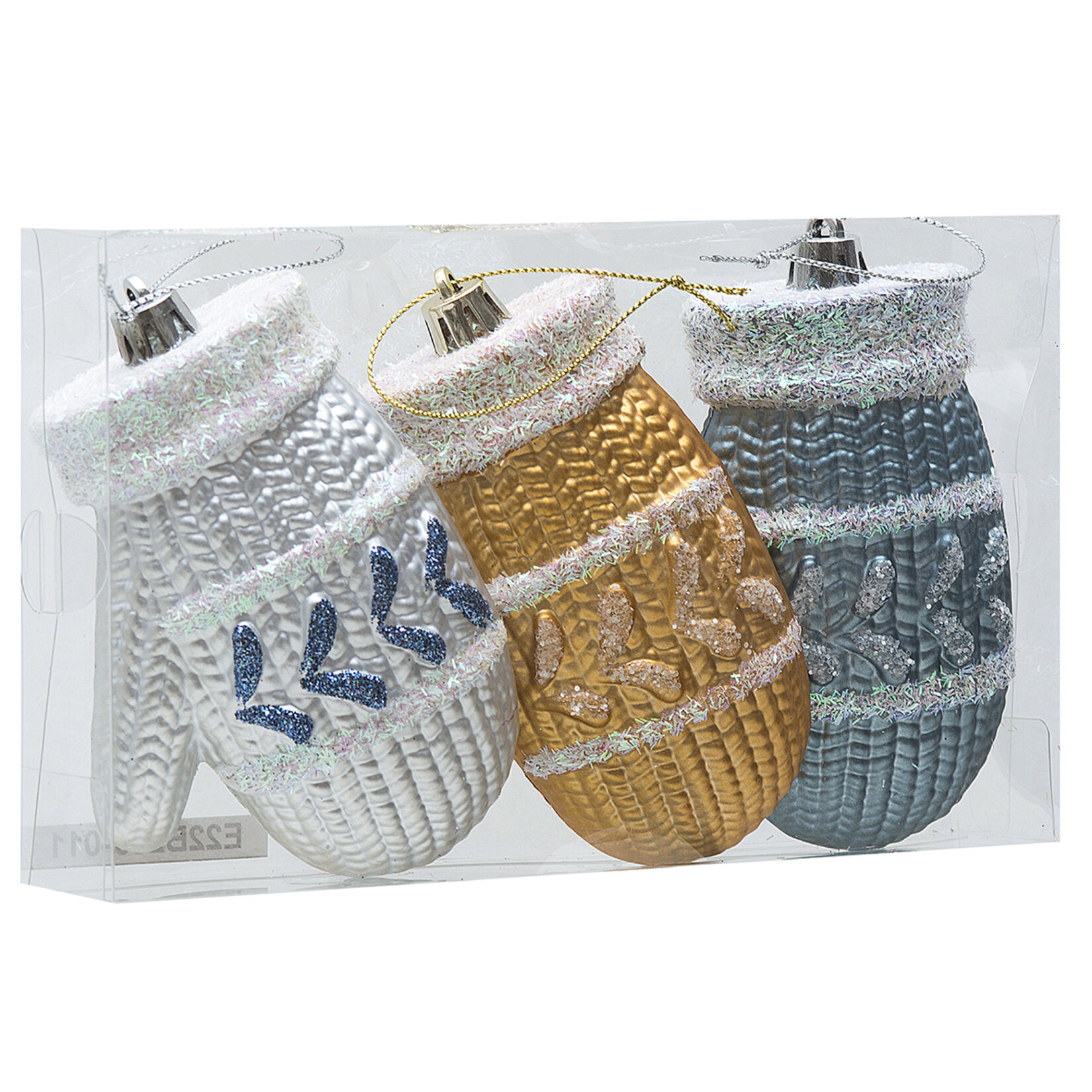 Snow Angels 3'Lü Eldiven Figürlü Yılbaşı Süsü