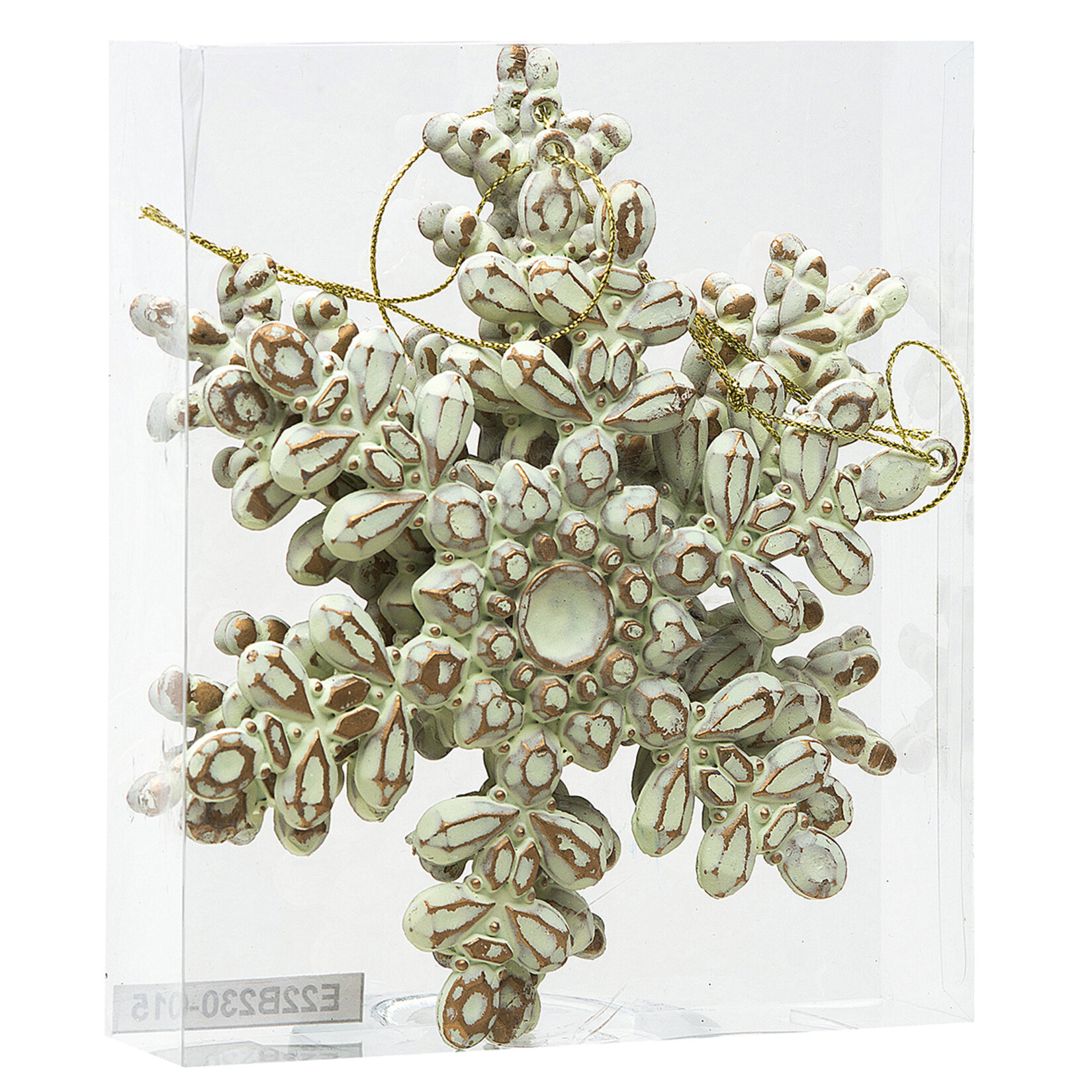 Snow Angels 4'Lü Kar Tanesi Figürlü Yılbaşı Süsü