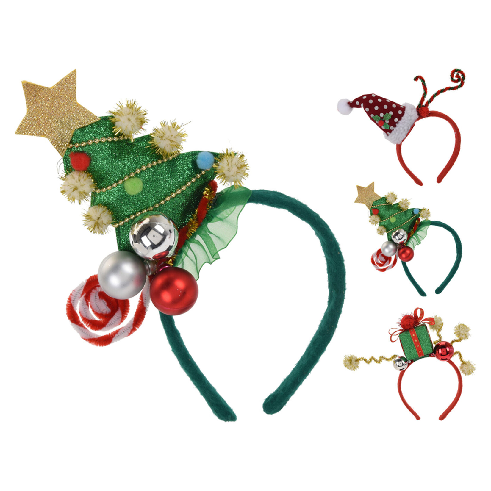 Koopman Yılbaşı Ağacı Temalı Noel Taç 23 Cm - Görsel 2