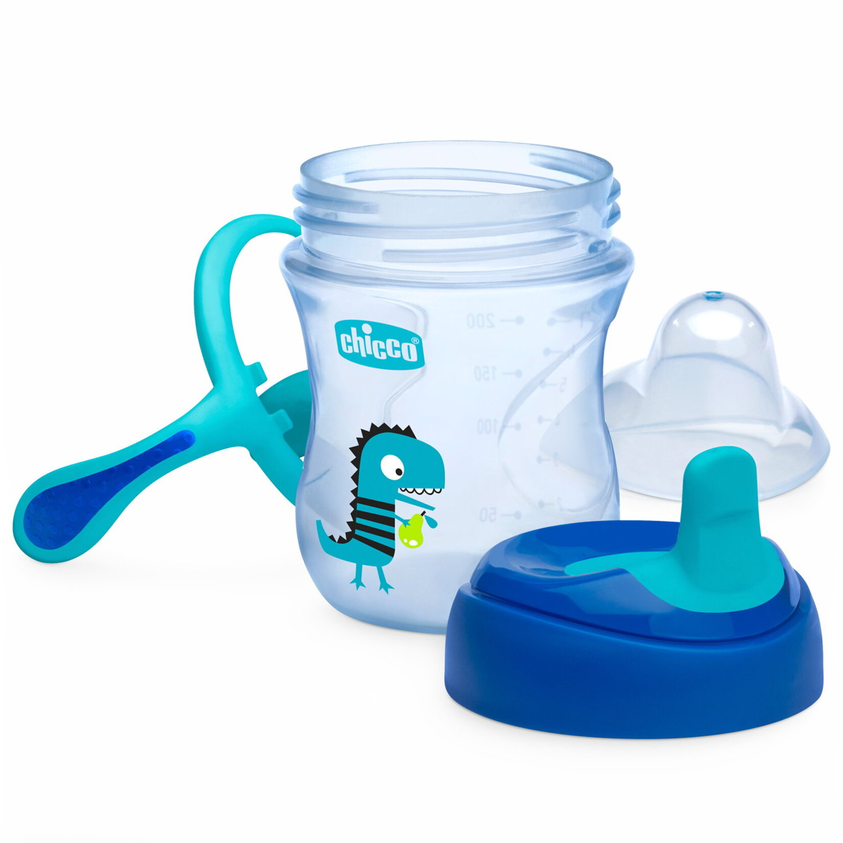 Chicco Yarı Yumuşak Uçlu Bardak 6 Ay+ Mavi - Görsel 3