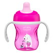 Chicco Yarı Yumuşak Uçlu Bardak 6 Ay+ Pembe - Görsel 1