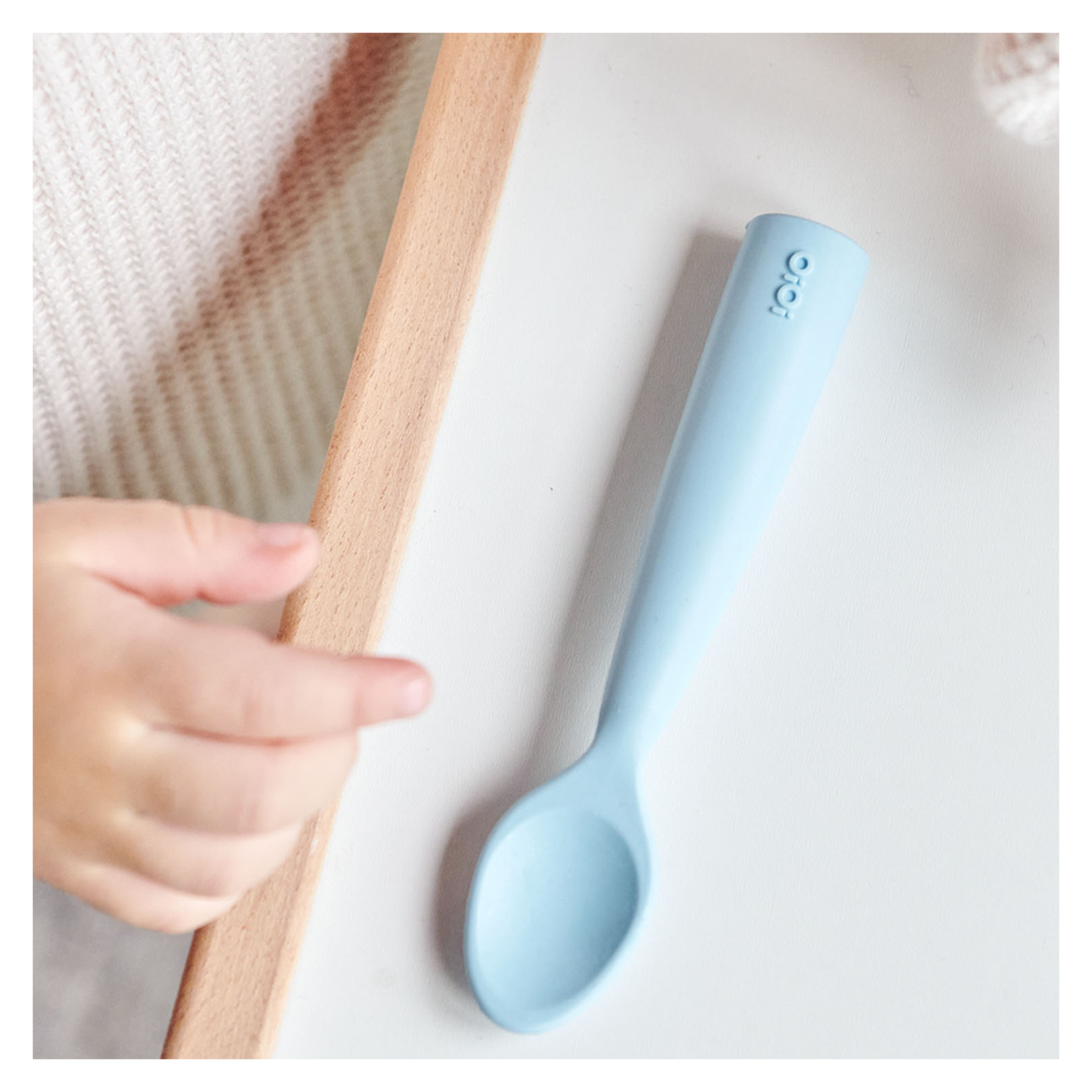 Oioi Mama Kaşığı Nam Nam Mineral Blue - Görsel 2