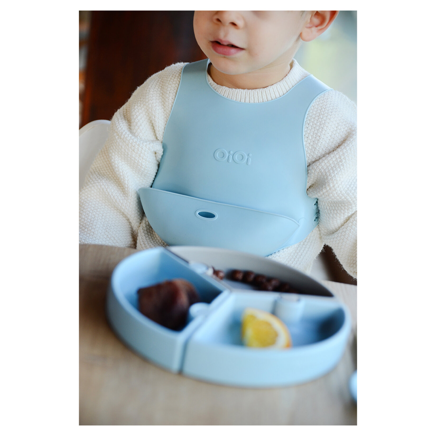 Oioi Mama Önlüğü Mineral Blue - Görsel 4