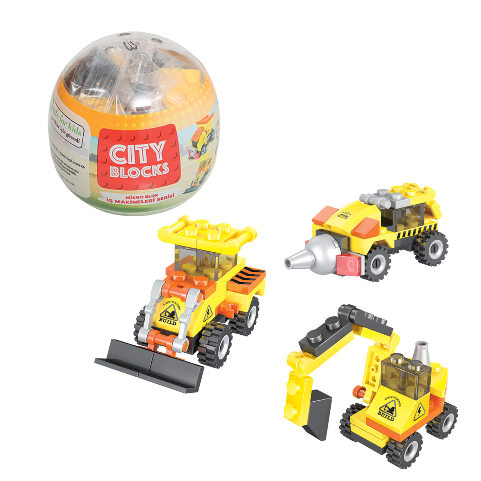 City Blocks Microblok İş Makinaları Serisi