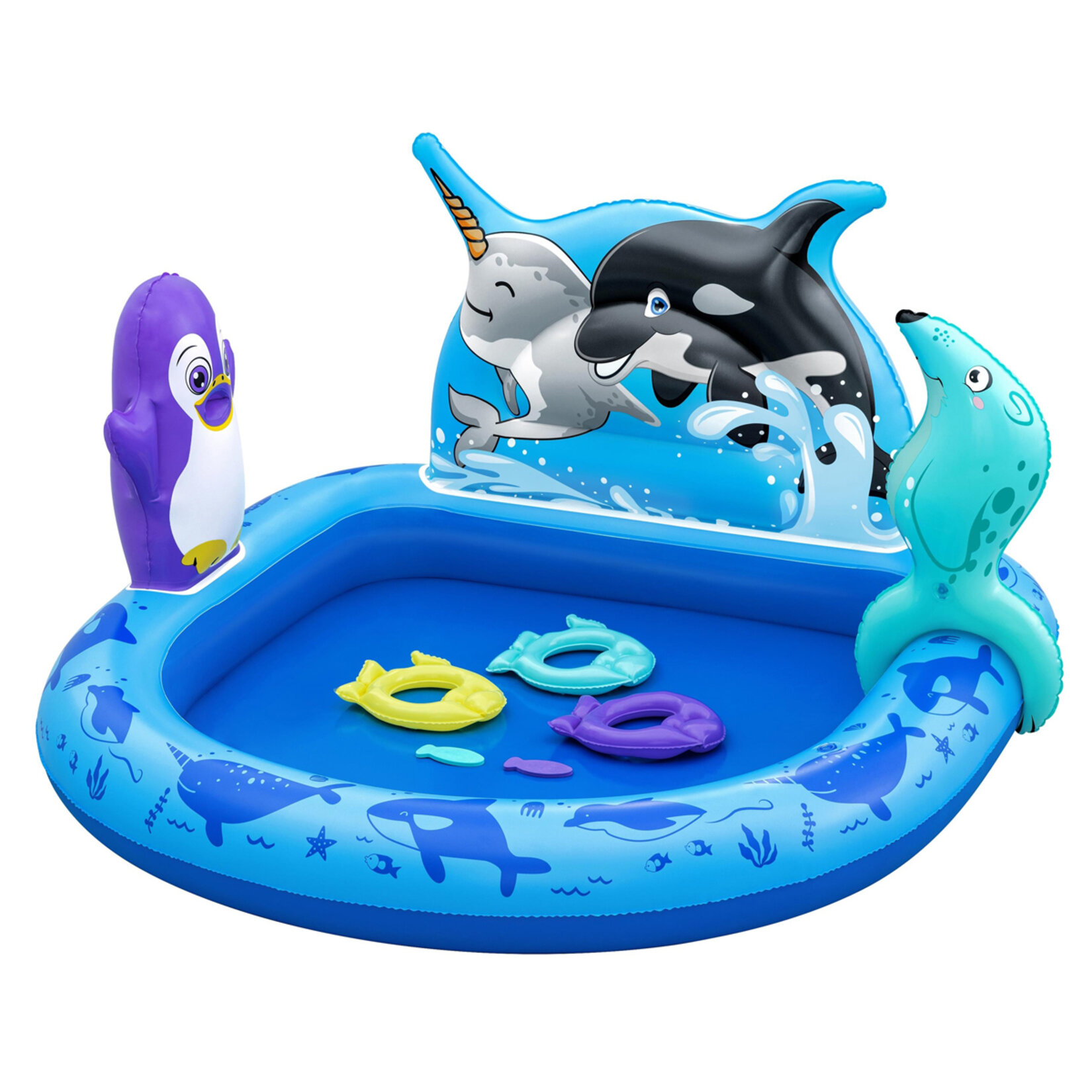 Bestway Çocuk Oyun Havuz 134x131x73 cm (53156) - Görsel 1