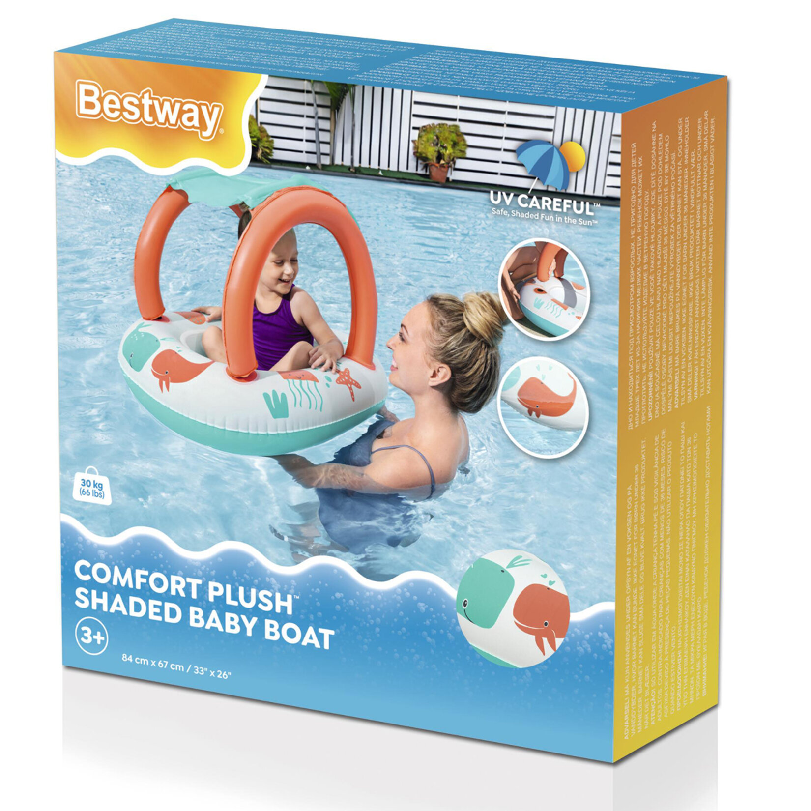 Bestway Gölgelikli Bebek Bot (34203) - Görsel 1