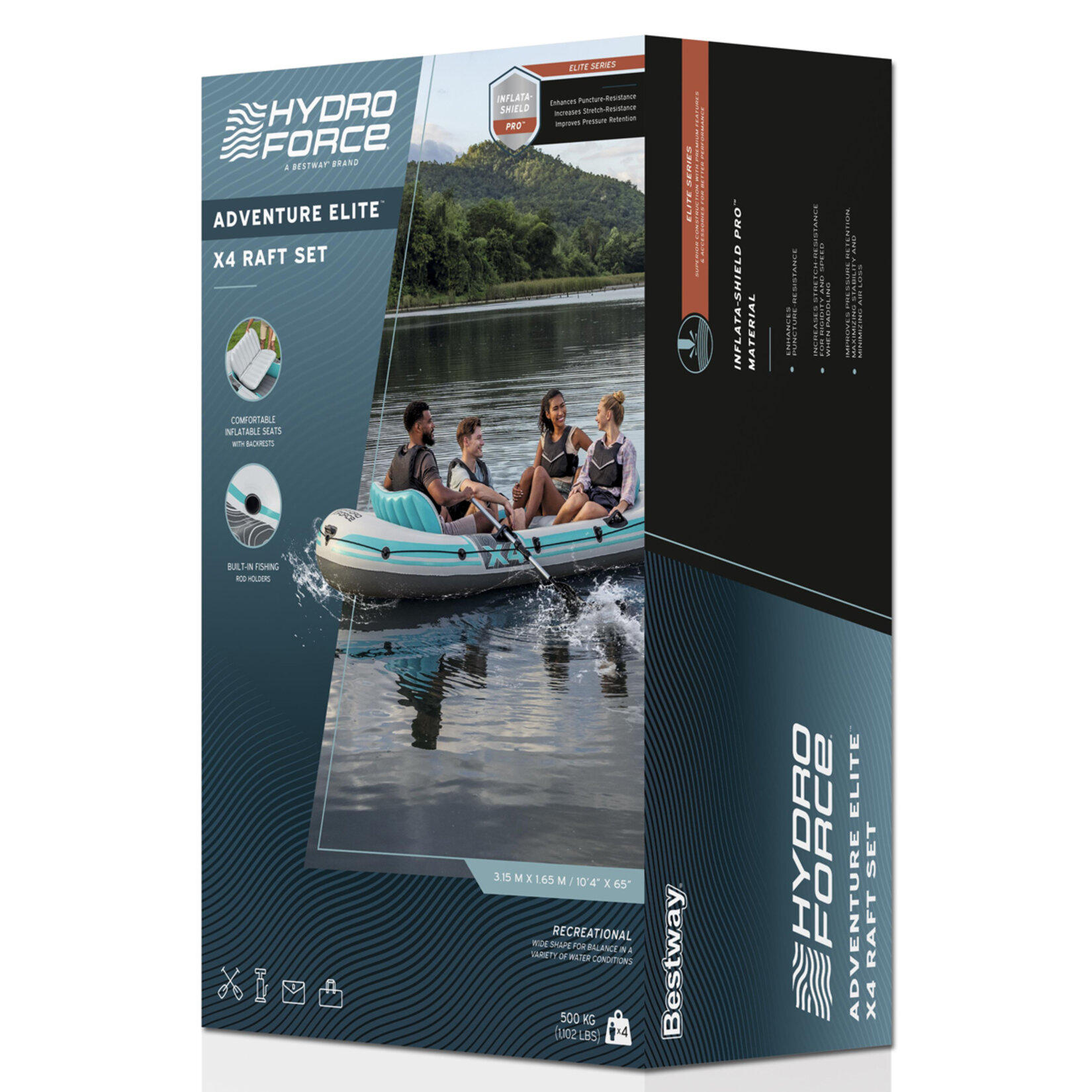 Bestway Adventure X4 Bot Seti 315 x 165 Cm (65158) - Görsel 2