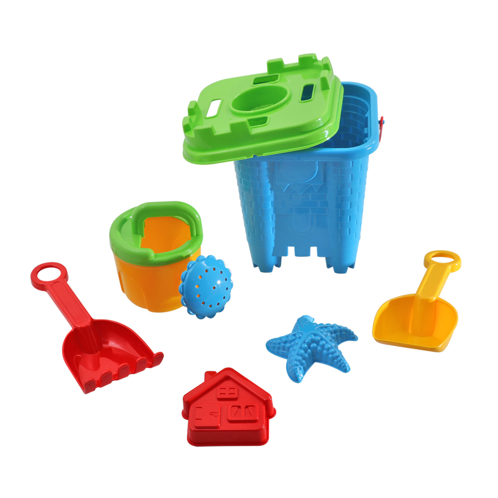 Lets Play Büyük Boy Kale Kova Seti 6 Parça - Görsel 1