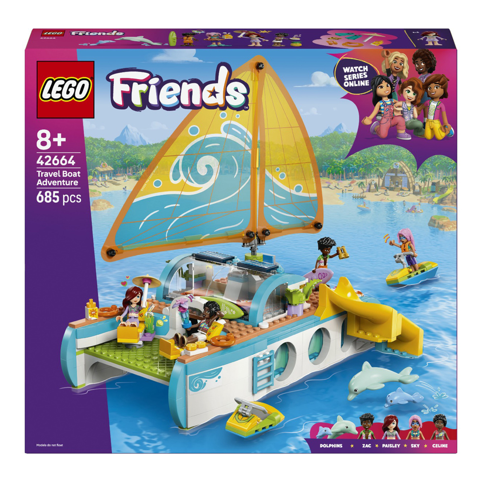 Lego Friends Gezi Teknesi Macerası 8+ Yaş 685 Parça - Görsel 1