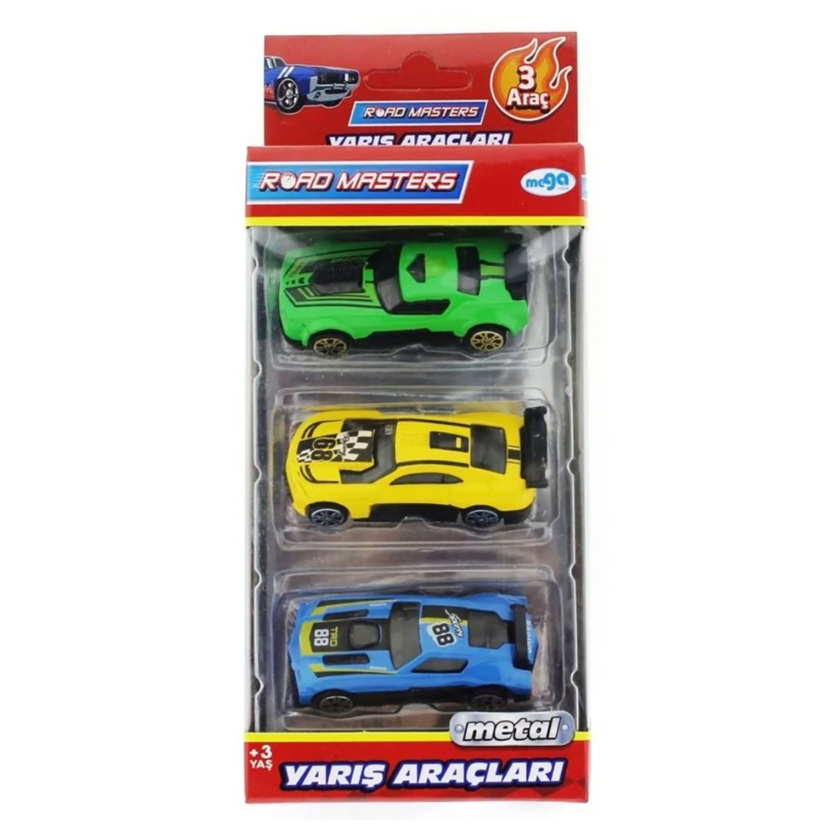Mega Road Masters Yarış Arçları 3'lü