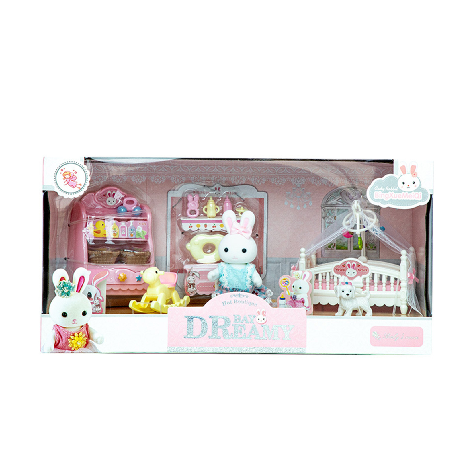 Mega Bay Dreamy Mini Tavşan Bebek Odası Oyun Seti