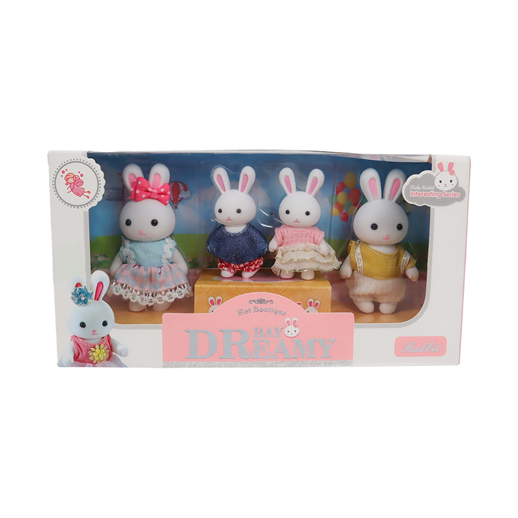 Mega Bay Dreamy Mini Tavşan & Tavşan Ailesi Seti