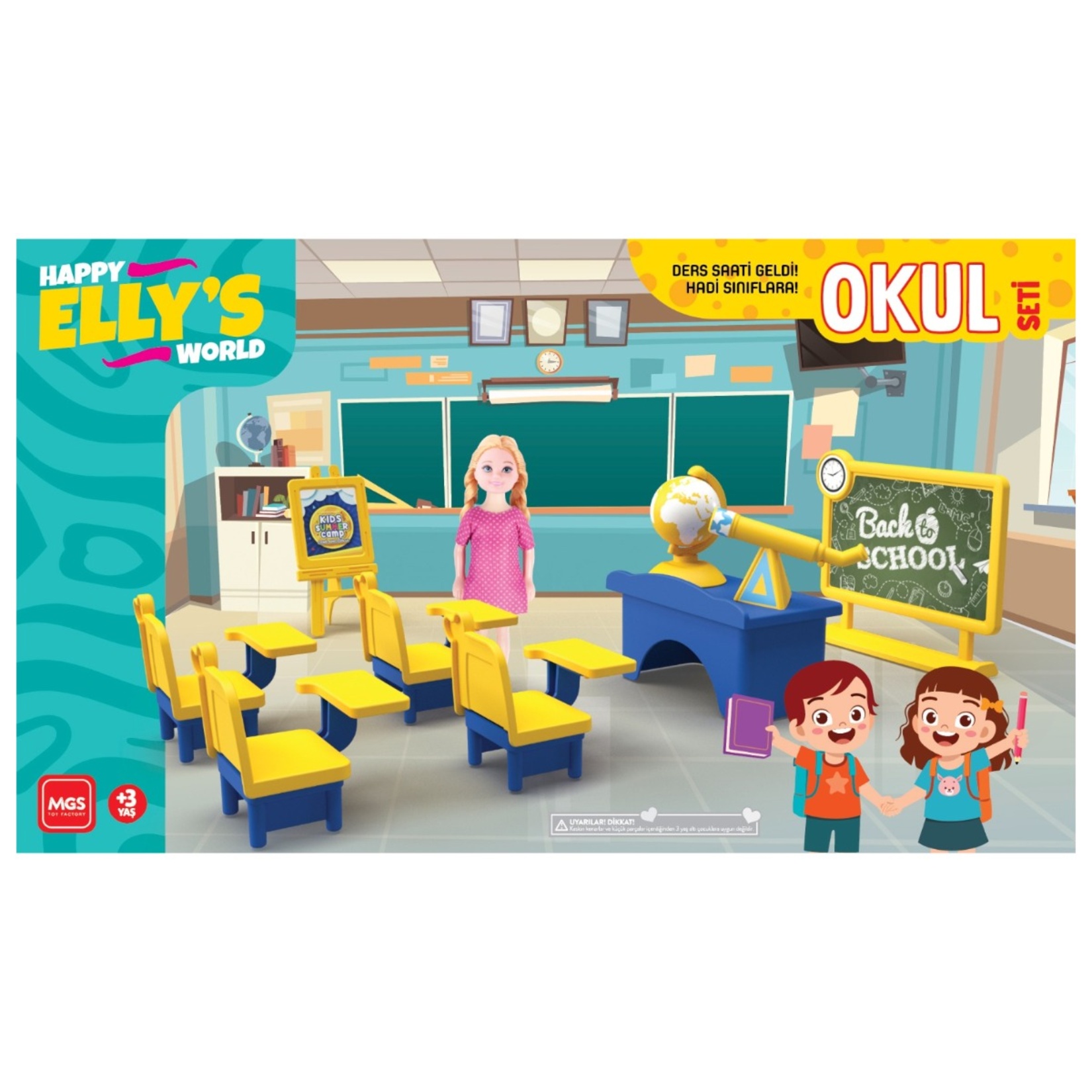 Mgs Toy Factory Ellys Okul Seti - Görsel 2