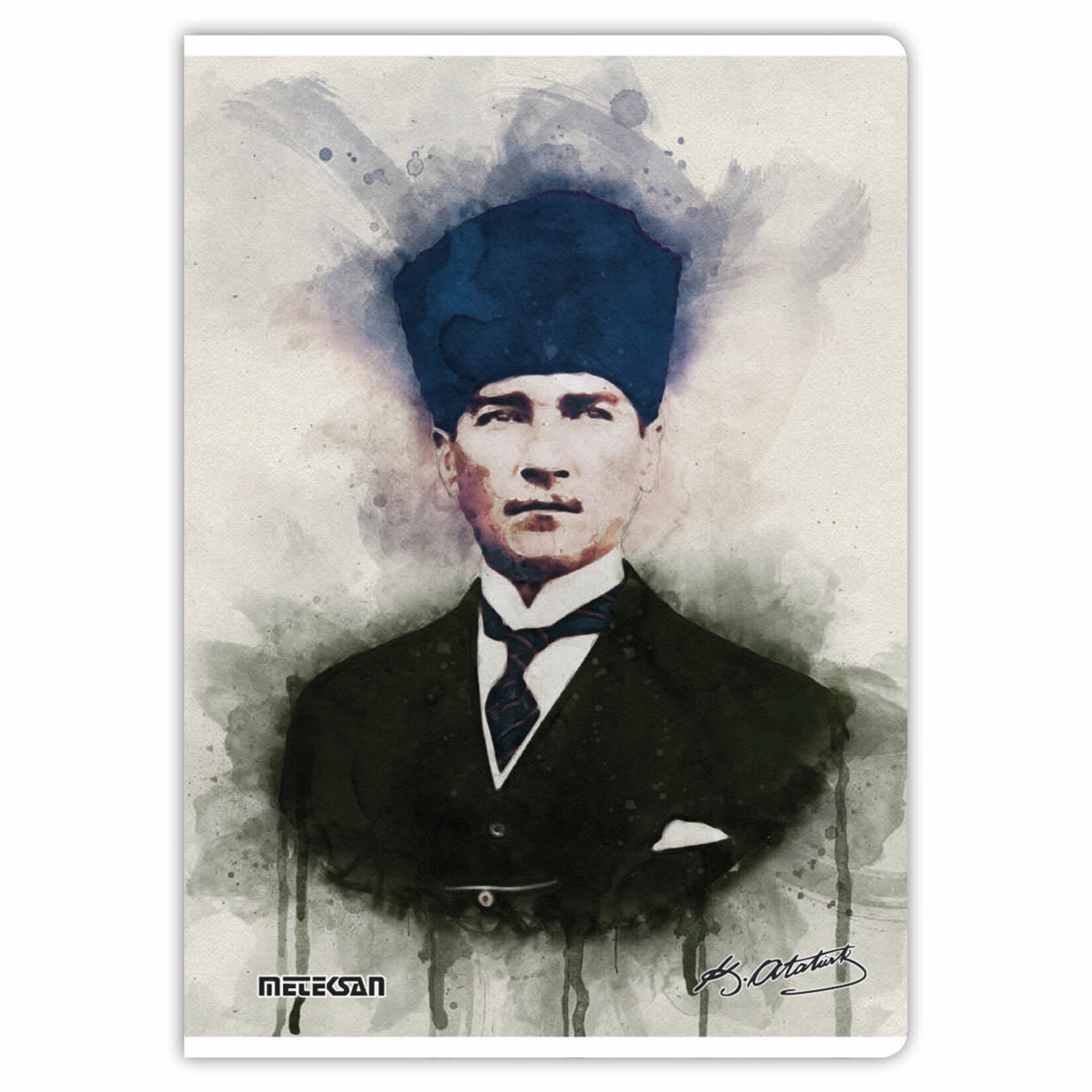 Meteksan Atatürk Baskılı A4 100 Yp Kareli Pp Defter - Görsel 3