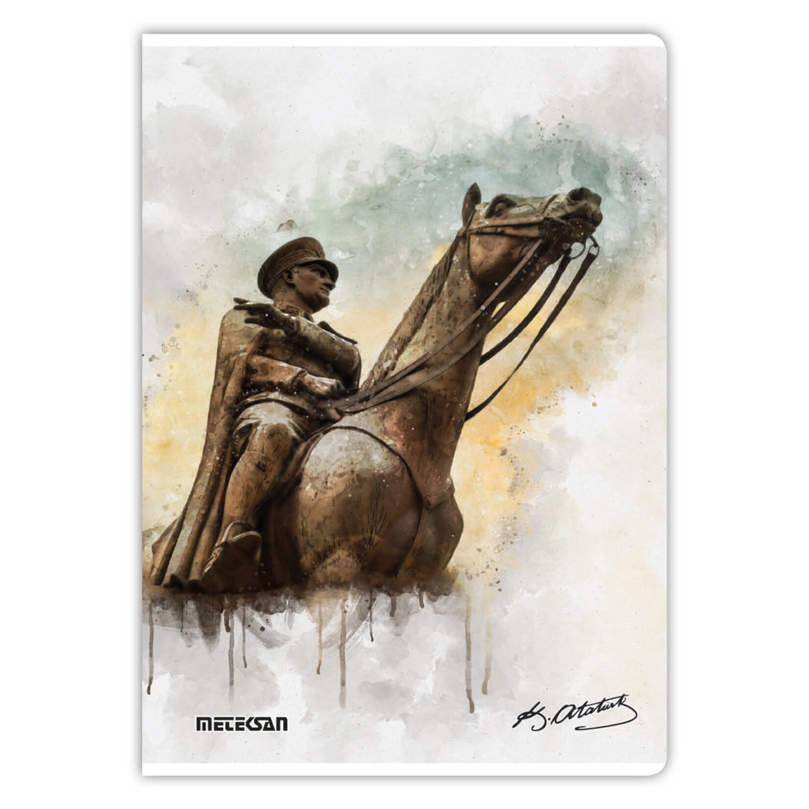 Meteksan Atatürk Baskılı A4 100 Yp Çizgili Pp Defter - Görsel 2