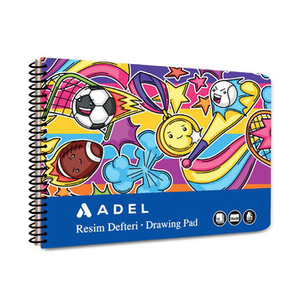 Adel Resim Defteri Fun Karton Kapak 15 Yaprak 25X35 Cm