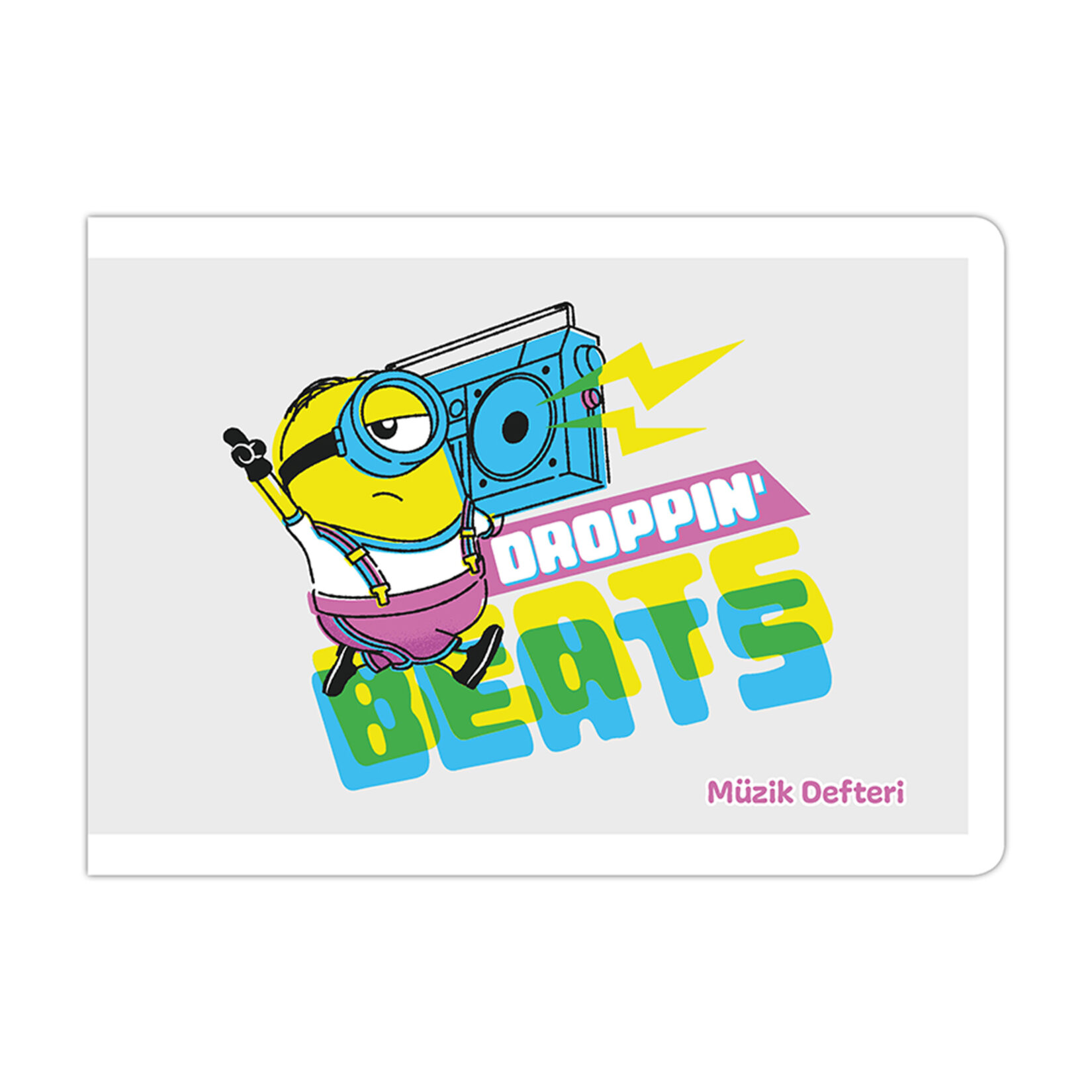 Looney Tunes 30 Yaprak Karton Kapaklı Müzik Defteri - Görsel 2