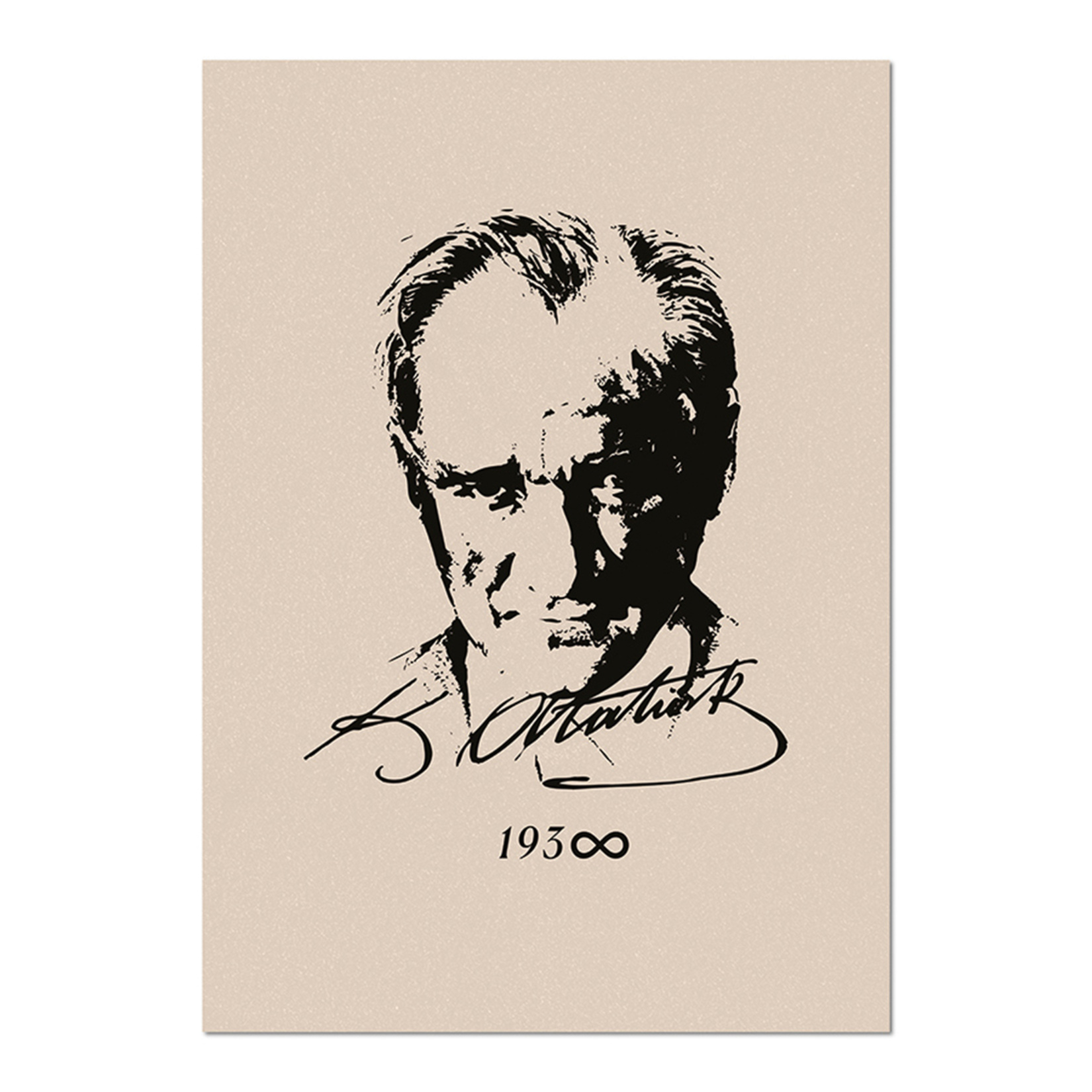 Mynote Atatürk Baskılı Defter Pp Spiralli A4 80 Yaprak Kareli - Görsel 3