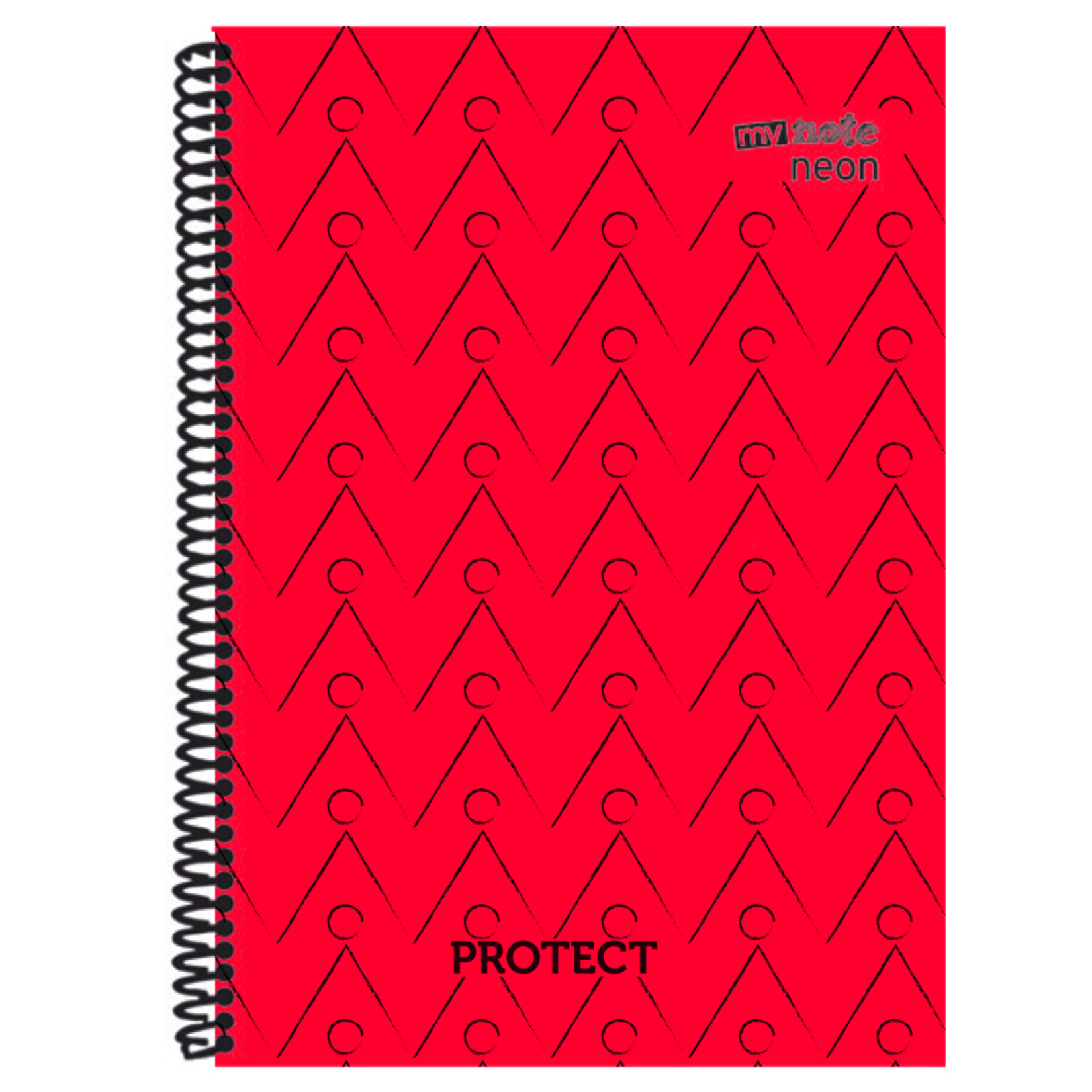 Mynote Flex Neon Spiralli A4 40 Kareli Defter