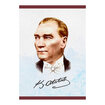 Mynote Atatürk Baskılı Dikişli 100 Yaprak Kareli / Çizgili Defter - Görsel 1