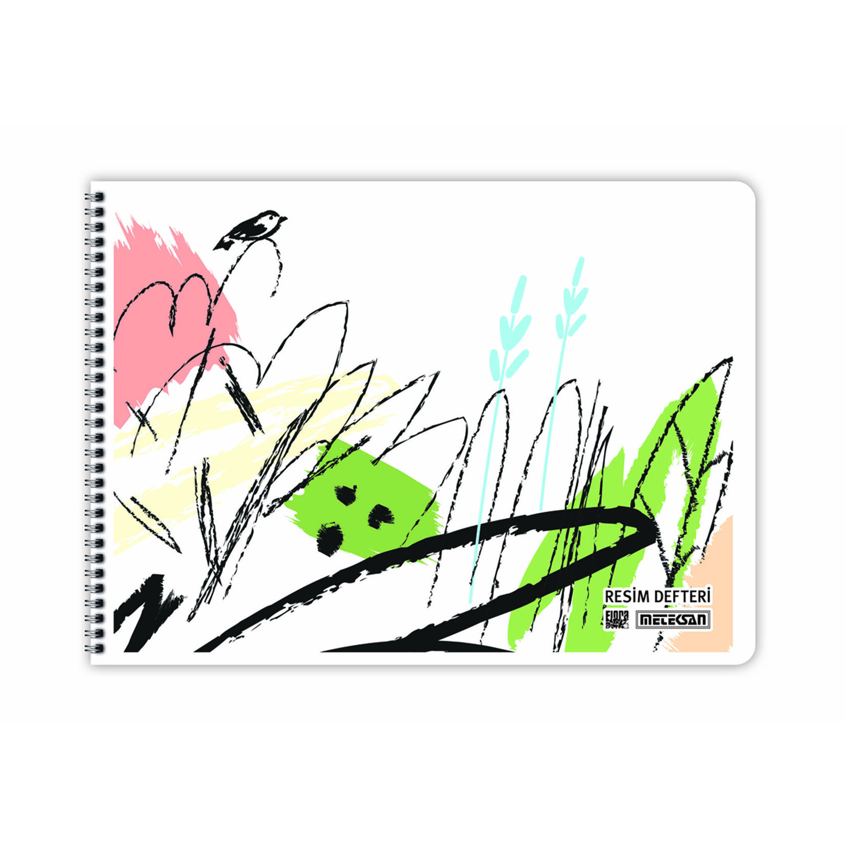 Meteksan Flora Spiralli Resim Defteri 25 Yaprak - Görsel 3