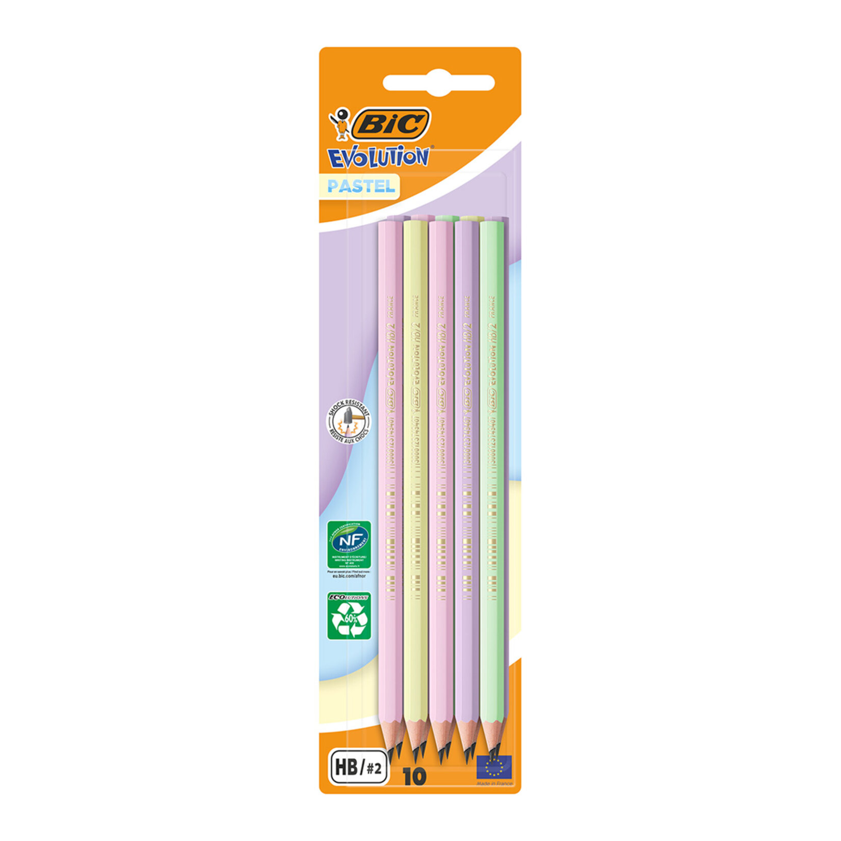 Bic Kurşun Kalem Pastel 10'lu