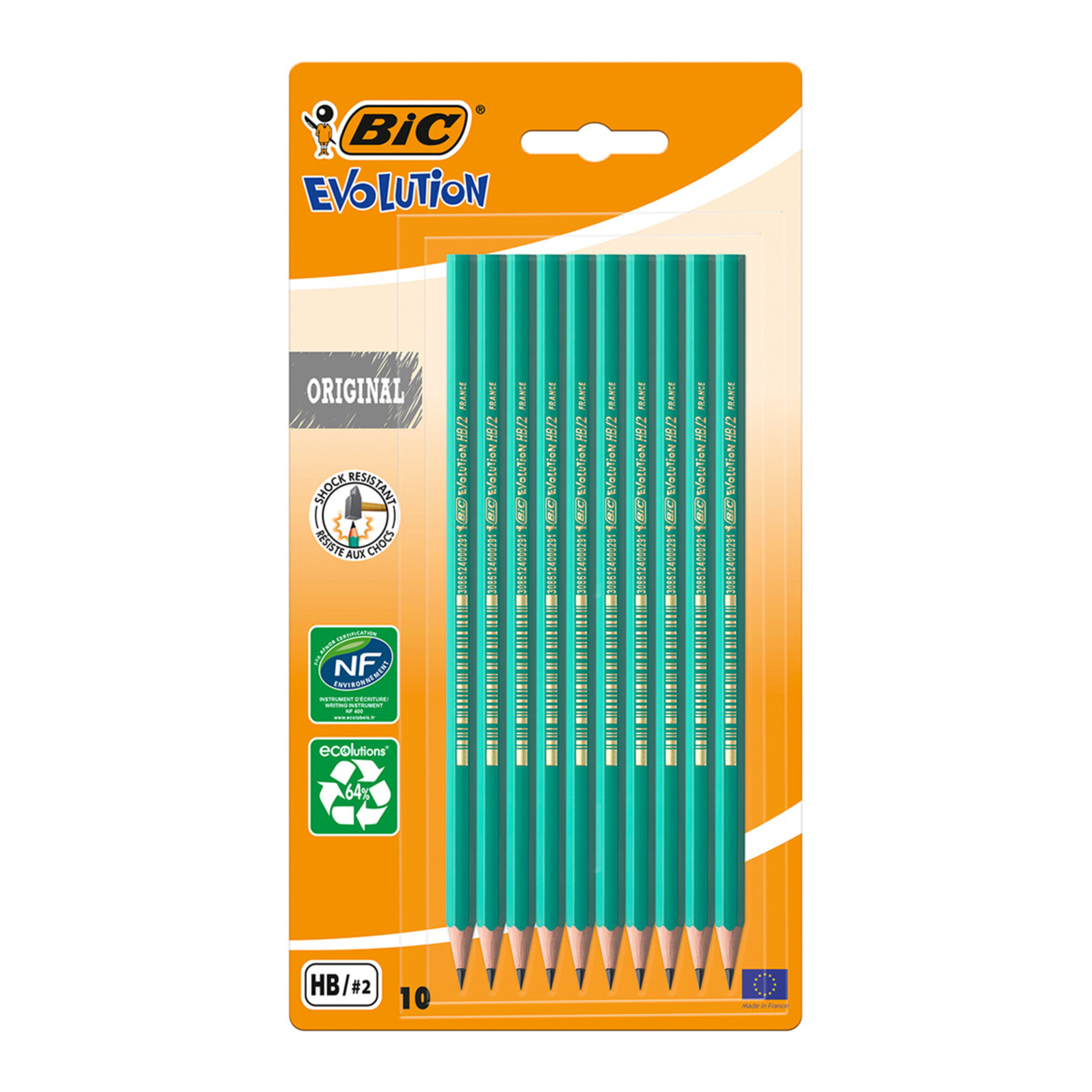 BIC Evolution 650 HB Kurşun Kalem 10'lu Blister