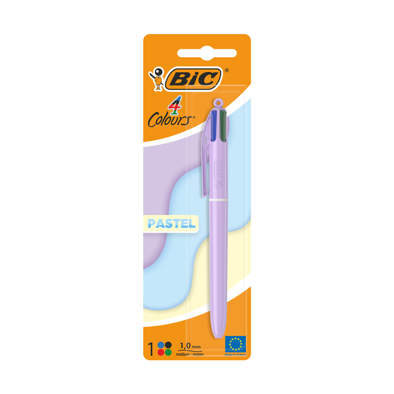 Bic 4 Colour Pastel Tükenmez Kalem Tekli - Görsel 2