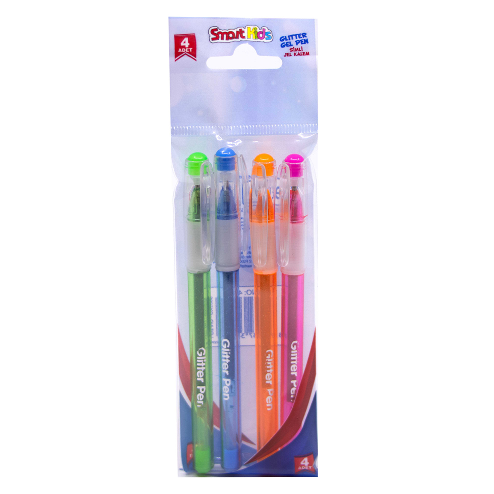 Smart Kids Simli Jel Kalem 4'lü