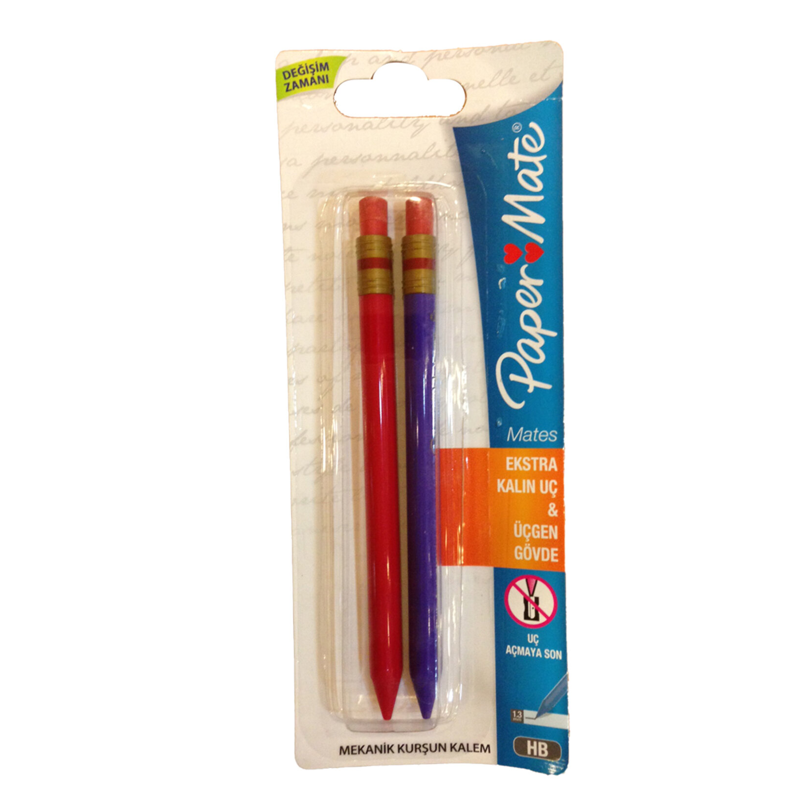 PAPERMATE MATES RENKLİ VERSATİL 1,3MM 2'Lİ BLİSTER - Görsel 1