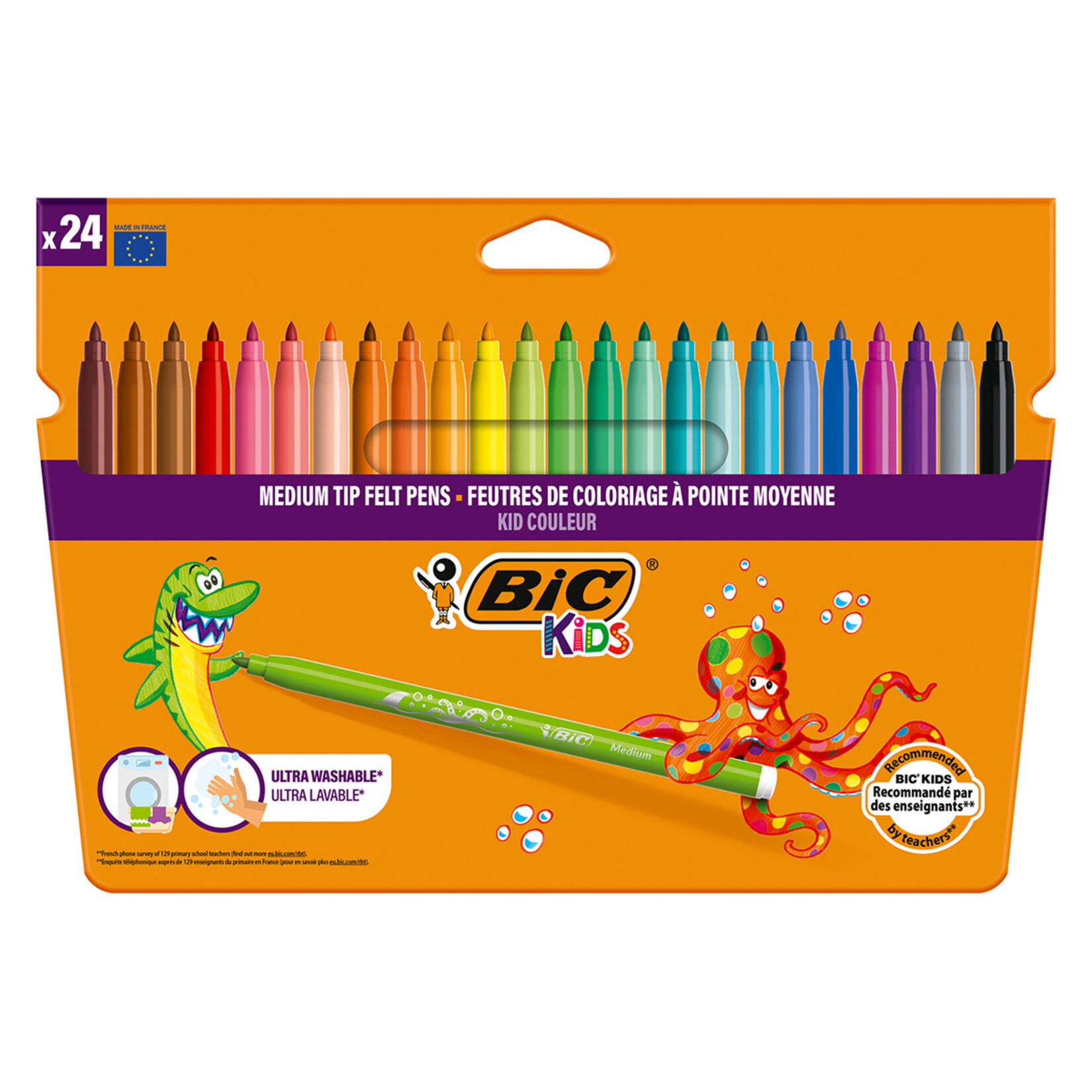 Bic Kid Couleur Keçeli Boya Kalemi 24'lü