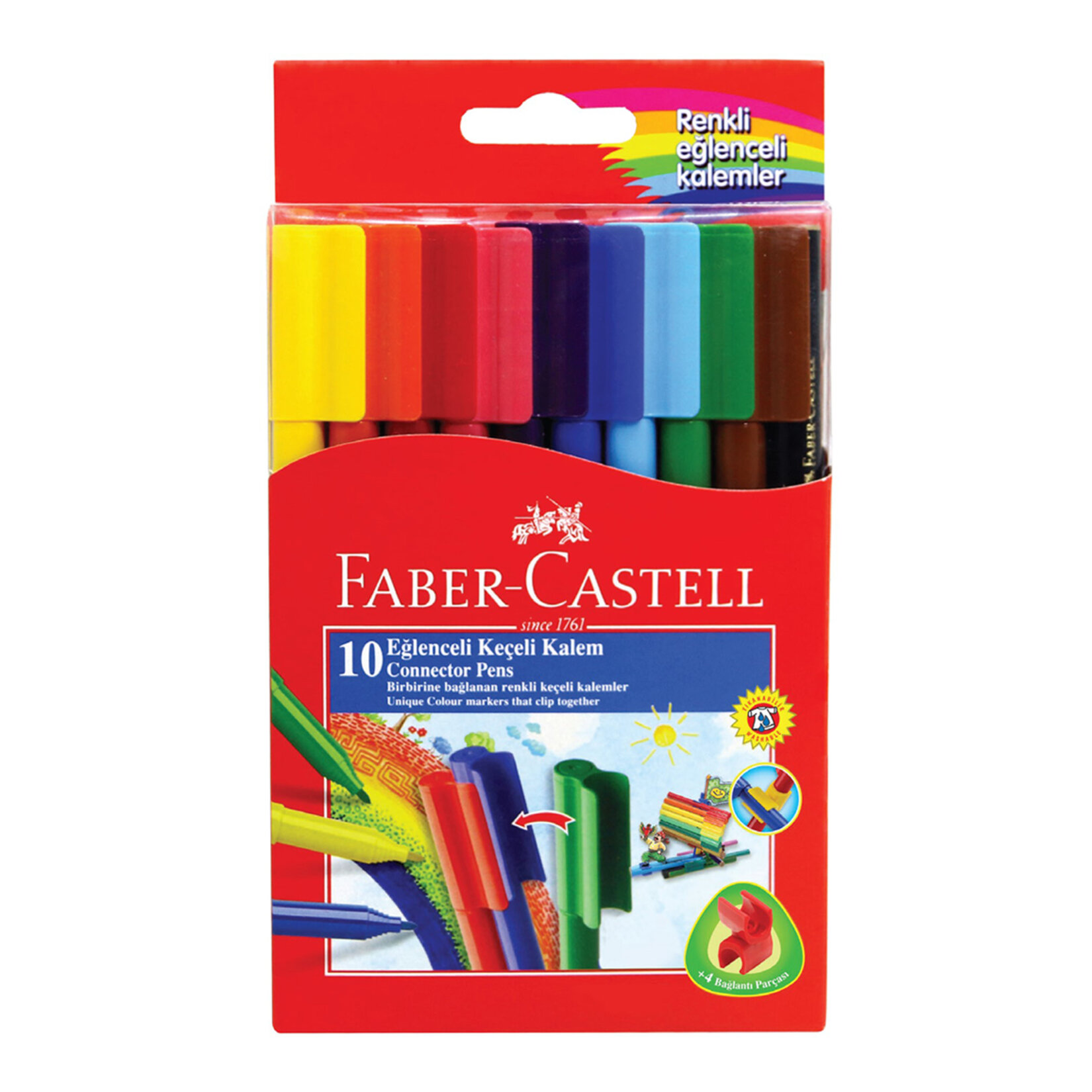 Faber Castell Bls Eğlenceli Keçeli Kalem 10'lu