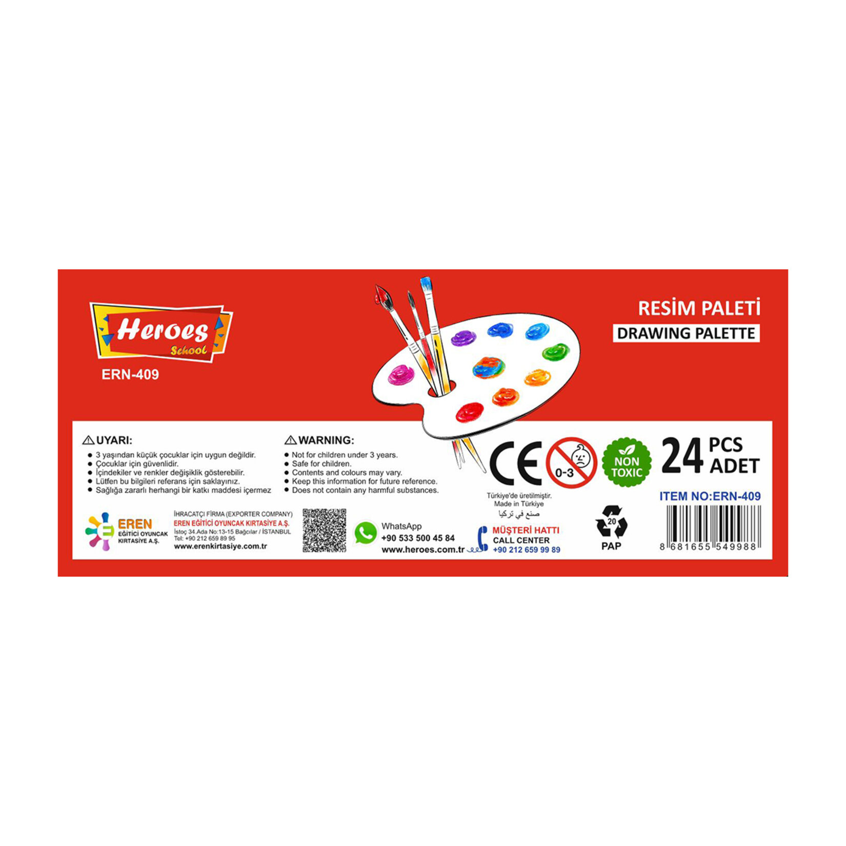 Heroes Sulu Boya Paleti - Görsel 2