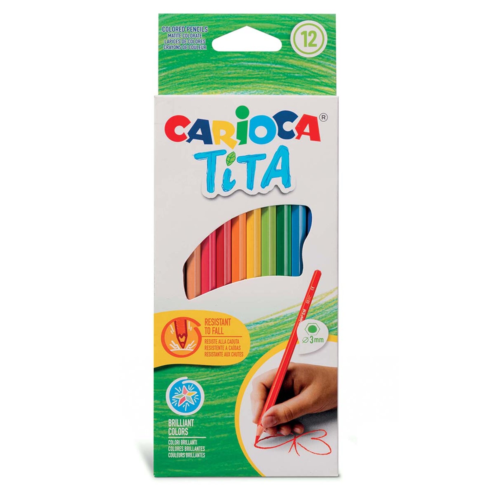 Carioca Tita Kuru Boya Kalemi 12'li