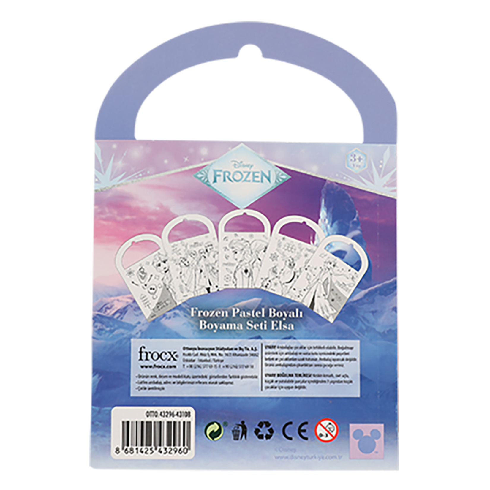Frocx Disney Pastel Boyalı Boyama Seti - Görsel 2