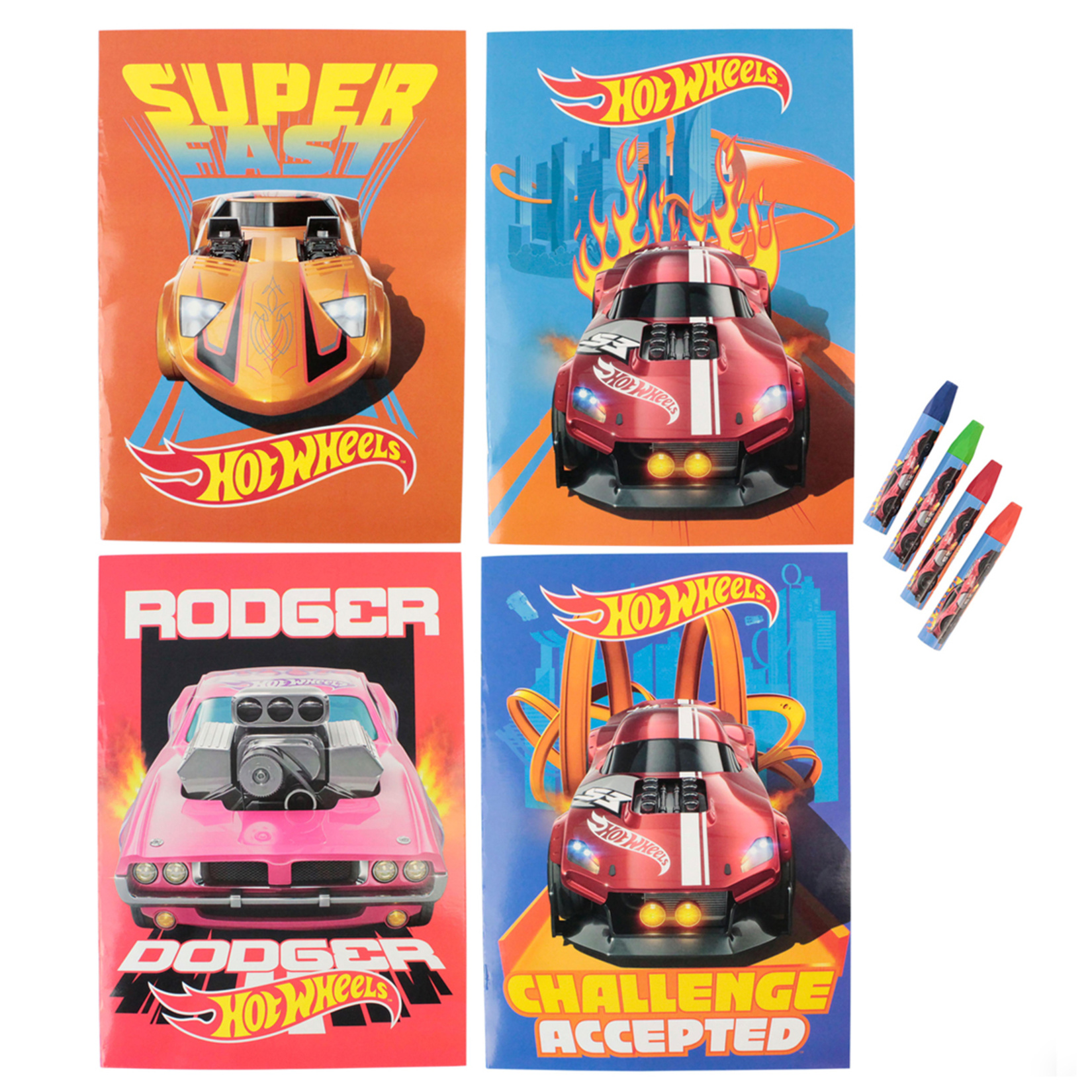 Hot Wheels Hw-386 Boyama Seti-Pastel Boyalı