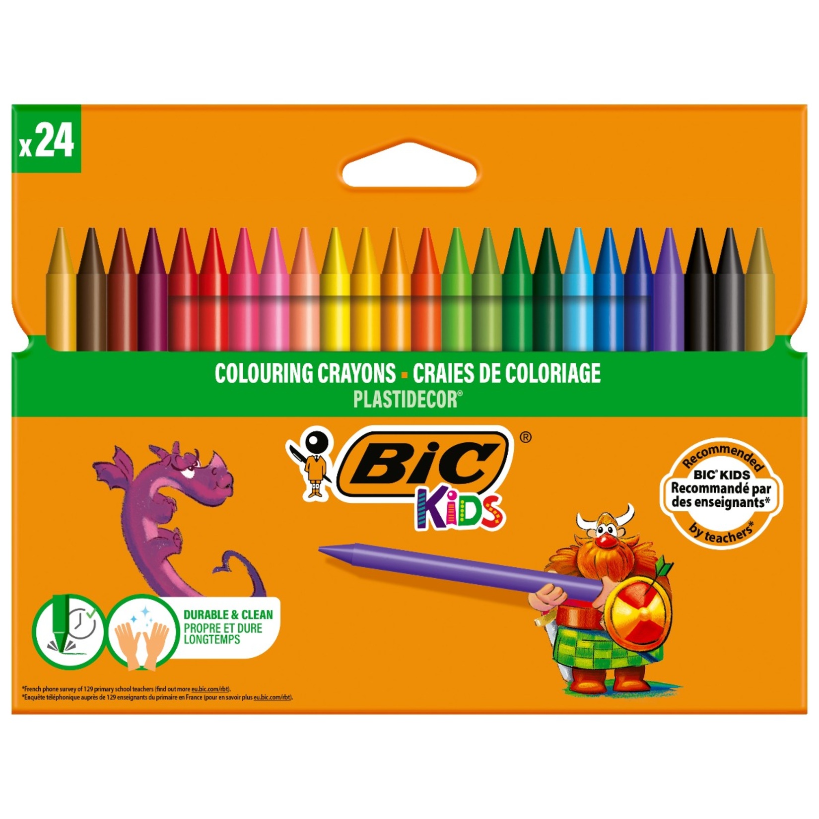 Bic Elleri Boyamayan Pastel Boya 24'lü - Görsel 1