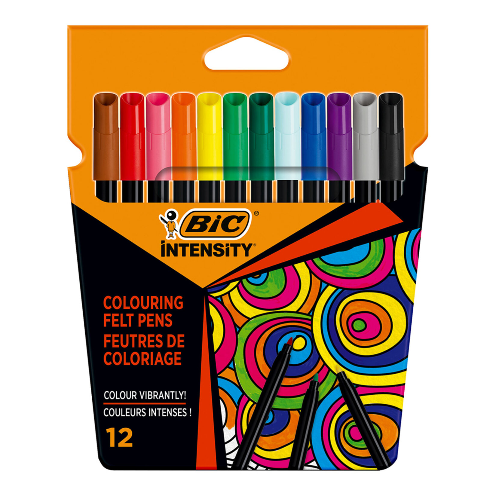 Bic Intensity Keçeli Boya Kalemi 12'li Renk - Görsel 1