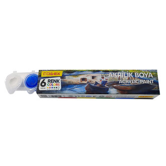 Collex Akrilik Boya 6 Renk X 10 Ml