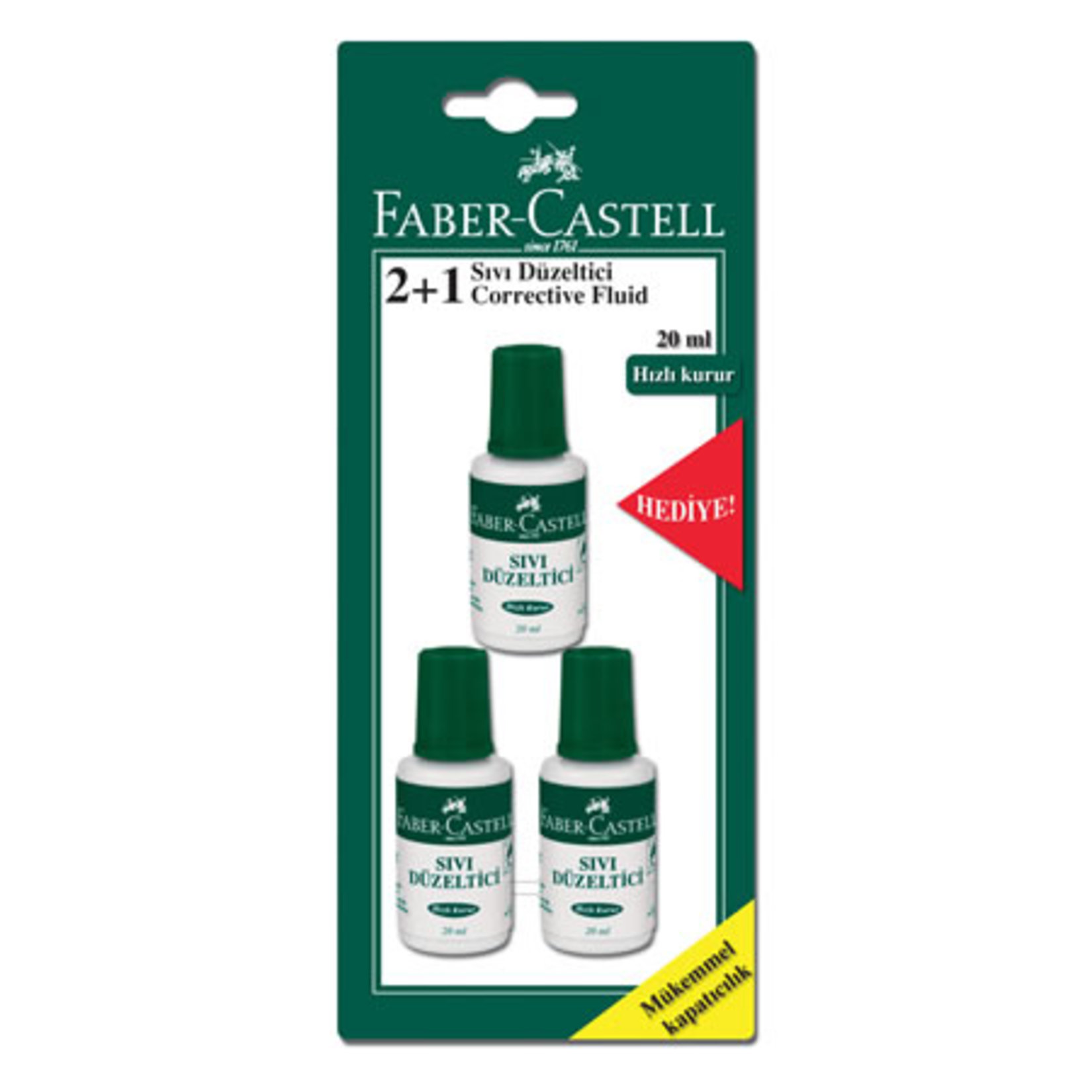 Faber Castell Sıvı Silici 2+1 Hediye