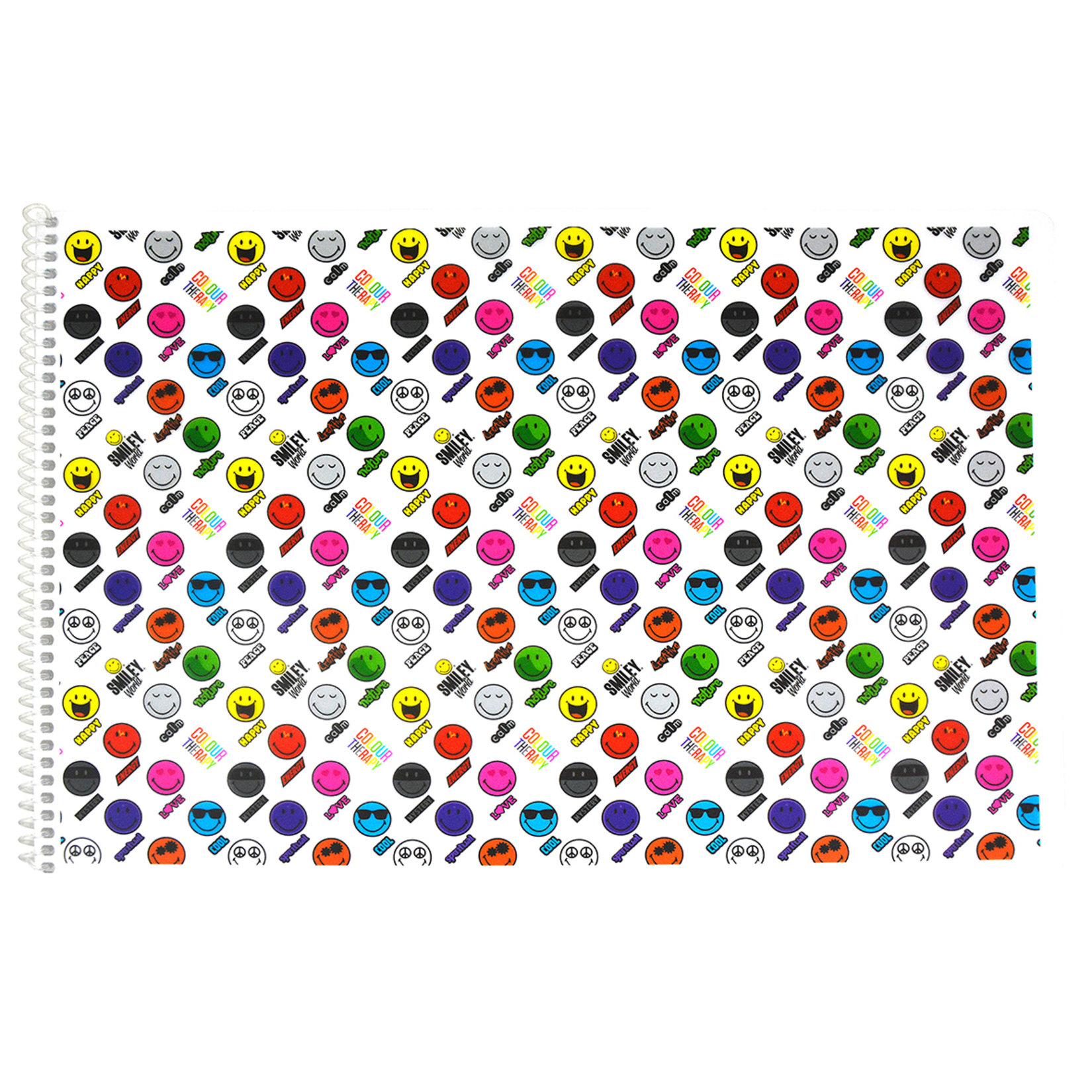Smiley Spiralli - Pp Resim Blok 25X35 Cm 15 Yaprak